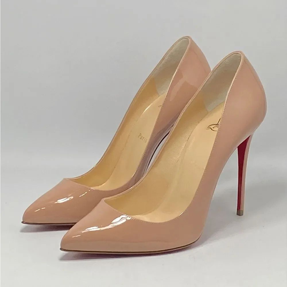 Christian Louboutin Pigalle Follies 100 Patent Leather Pumps size 39.5